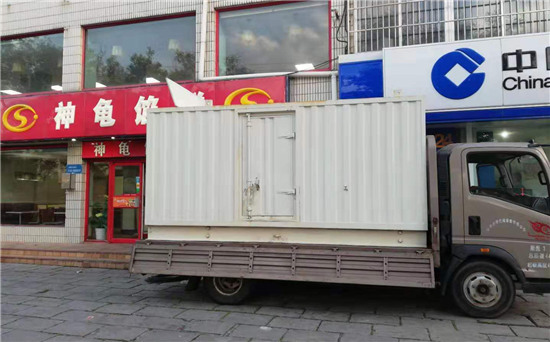 嘉荫出租发电机施工案例